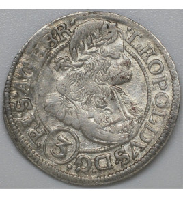 Leopold I. 3 Krejcar 1670 SHS