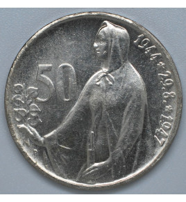 50 Kčs 1947 - 3. výročí SNP