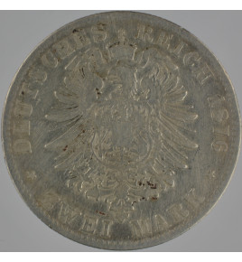 Bayern Ludwig II. 2 Mark...