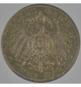 Lübeck 2 Mark 1901 A