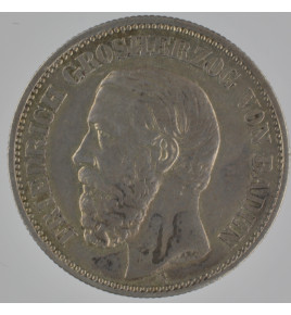 Baden Friedrich 2 Mark 1876 G