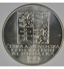 100 Kčs 1991 Antonín Dvořák bk