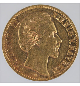 Bayern Ludwig II. 10M 1875 D