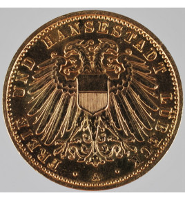 Luebeck 10 Mark 1905 A