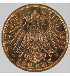 Luebeck 10 Mark 1905 A