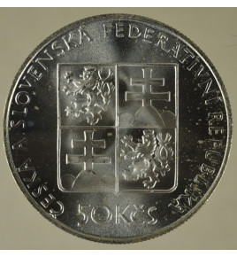 50 Kčs 1991 Parník Bohemia bk