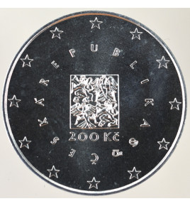 200 Kč 2004 Vstup do EU bk