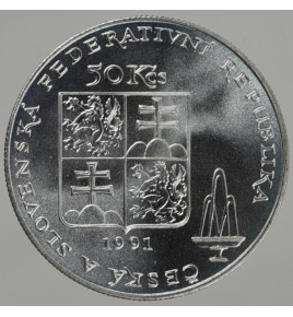 50 Kčs 1991 Karlovy Vary bk