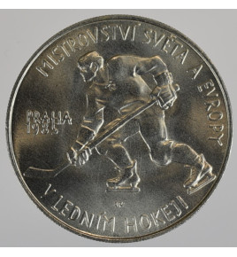 100 Kčs 1985 - MS v hokeji bk