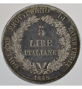 5 Lira 1848 M