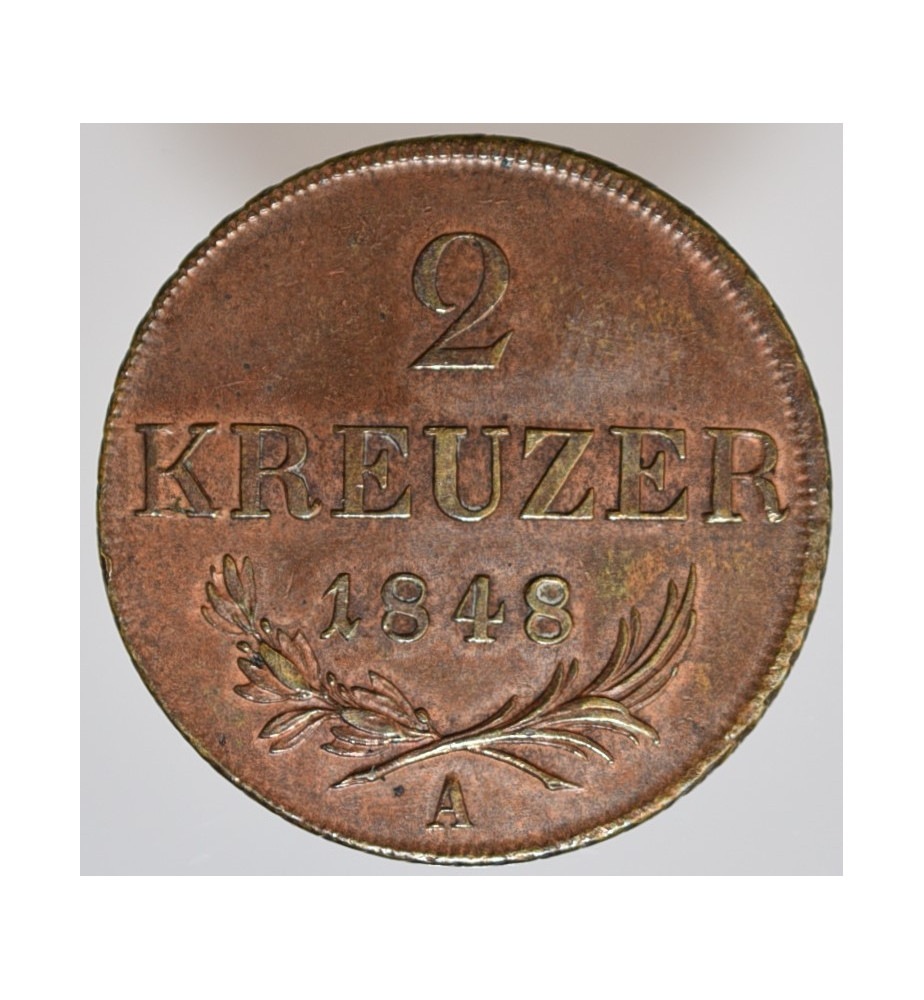 2 Krejcar 1848