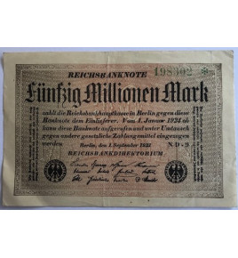 15 Milllionen Mark 1924