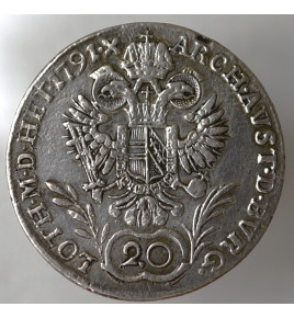 Leopold II. 20 Krejcar 1791 G