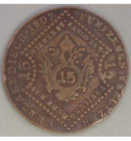 15 Krejcar 1807 S