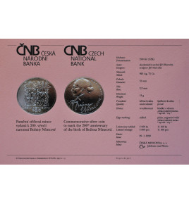 Božena Němcová karta