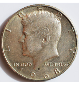 USA Half Dollar 1968 D